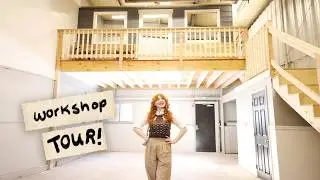 I have a WORKSHOP! (a tour & the vision)