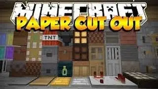 MINECRAFT l RESOURCE PACK 1.7 PAPER CUT-OUT