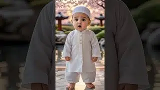 🌙✨ Baby&rsquo;s Gentle Quran Recitation in Mosque | #Mashallah #IslamicBeauty #QuranClip