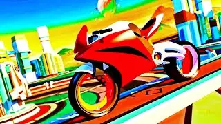 Gravity Rider: Extreme Balance Space Bike Racing | Gravity Rider -Android Gameplay | Bike Game