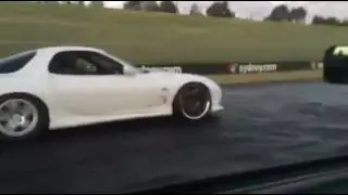Supercharged k24 EK civic vs the Honda powered 10second rx7 named RHONDA