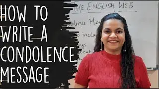 How To Write A Condolence Message
