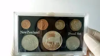 New Zealand 1985 proof coin set