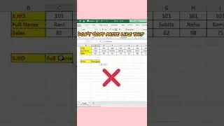 New Excel formula to save your time. #excel #youtubeshorts #ytshorts #exceltips #excellearn