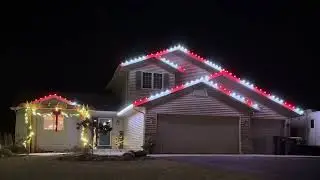 Twinkly C9 Bulbs Demo - The BEST Outdoor House Christmas Lights