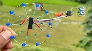 Illuminate Your Imagination:The Ultimate Rounding LED Chaser Circuit!(electric circuit project idea)