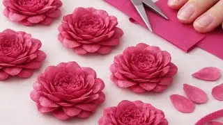 Diy:. Easy Tricks Fabric Flowers Making 🌹 Super Easy Fabric Rose Flower Making | It is easy to make 