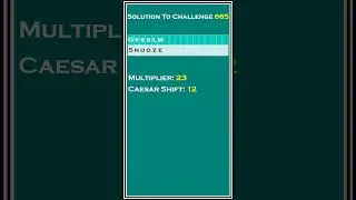 The dawn does this! (Decoding Challenge)