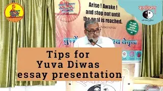 Yuva Diwas 2025 - Presentation tips from Shri Shantilal Jain