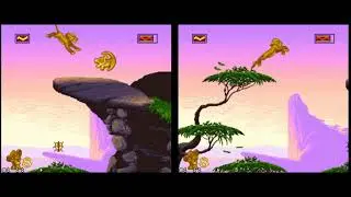 Lion king (snes) speed comparison. PL left vs right