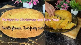 Vanilla flavour ka Tooti fruity cake, Abhi easily ghar Pe try kar sakte hain for Christmas /new year