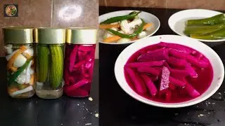 Shawarma Pickle Recipe | Arabic Or Turkish Style Pickles | Recipe without Oil