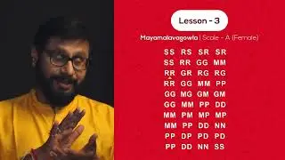 Janta Swaras Lesson 3 | Scale A | Female Sruthi | Nihal's Maatangi School Of Arts #carnaticmusic