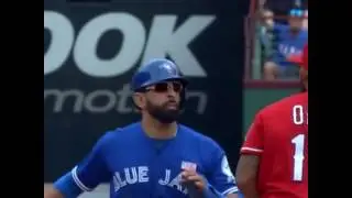 Rougned Odor knocked out Jose Bautista