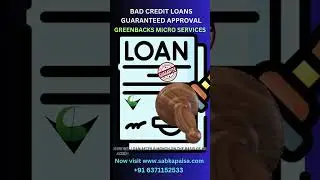 BAD CREDIT LOANS GUARANTEED APPROVAL #loan#home #personalloanapp #personalloan #income #paisa #cash