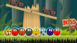 Red Ball 4 - All Balls in Jungle vs Boss Winner