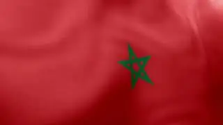 MOROCCO - Waving Flag Loop 4K