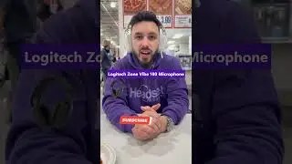 Logitech Zone Vibe 100 Microphone Test in a Noisy Food Court | Noise Canceling Mic Test
