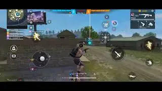 Day 3 Free fire online match Video 4x4 play class squad 4 Head short Game play video 