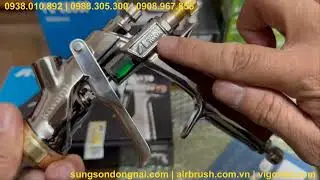 S&uacute;ng phun sơn Kiwami4-V13WBX Anest Iwata Nhật Bản