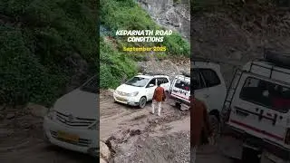 Kedarnath road condition. #kedarnath #kedarnathtemple #uttarakhand #roadtrip #badrinath #chardham