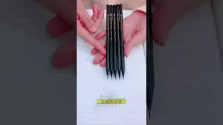 Black Pencil You Must Try #stationery #shorts