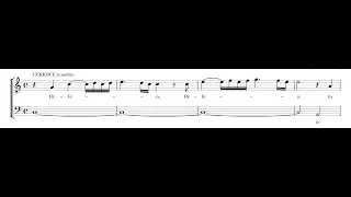 ANTONIO SARTORIO: Orfeo tu dormi PDF SCORE