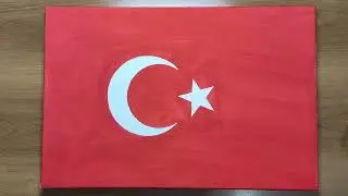 How to Paint the TURKEY flag