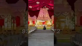 traditional Tirupati temple mandapam wedding decoration 9553221672