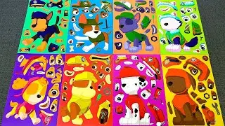 [Paper diy] Awesome Paw Patrol Sticker Book Fun 🐶✨ Chase Marshall Skye Zuma & Friends