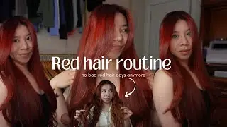 My red hair routine | ANGIE FREEMS