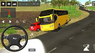 Bus🥰Simulator: 3D Yellow Bus Games: BusSimulator Il new euro coach🚍NEW BUS SIMULATOR INDONESIA#games