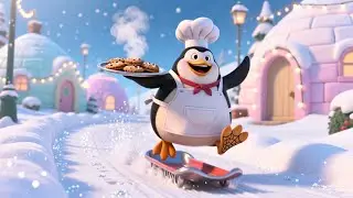 The Penguin Who Baked Cookies 🐧🍪   Kids Story Video   Fun Learning Adventure for Children