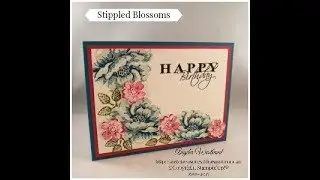 Stippled Blossom How to Achieve Two Step Stamping