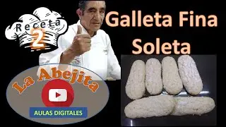 Galleta Fina Soleta/ Fine cookie Soleta/ Biscoito Fino Soleta La Abejita Reposteria