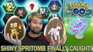 SHINY SPIRITOMB CAUGHT AFTER 172 CHECKS! 11 SHINIES CAUGHT/ HATCHED! (Pokemon GO Halloween Event)