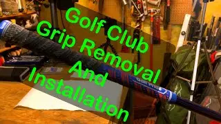 Golf Club Grip Replacement - My Technique