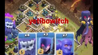 Th13 yeti bowller witche attack strategy! Best th13 yeti bowitch attack strategy