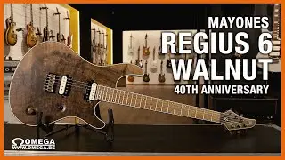 Mayones Regius 6 Walnut - 40th Anniversary
