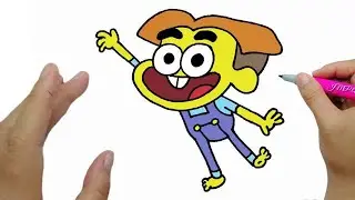 How to draw cricket Big City Greens