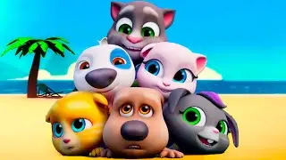 Talking Tom ⭐ Talking Tom Chama a Galera ⭐ Desenhos Animados Engraçados Para Crianças