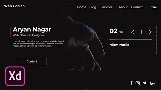 Adobe XD Landing Page Design Tutorial