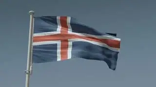 Iceland Waving Flag - S&aelig;l er &thorn;j&oacute;&eth;in, hvers Gu&eth; er Drottinn.... S&Aacute;LMUR 33:12