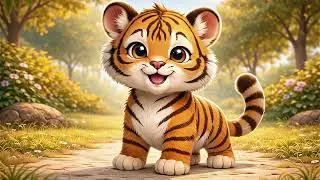 🐯 DER KLEINE TIGER RENNT | SCHNELLES KINDERLIED 🎶