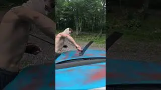 Installing a hood vent on my car