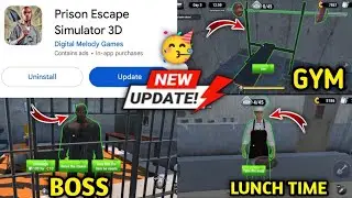 LUNCH TIME BOSS GYM In Prison Escape Simulator 3d