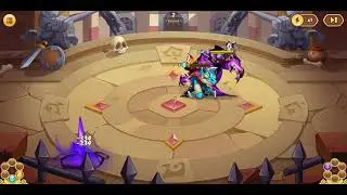 E5 carrie vs 1* mss poison frog and lvl 100 Belrain