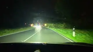 Lotus Eletre Intelligent light beam system - night drive 