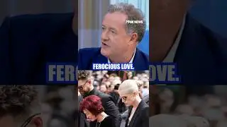 Piers Morgan admits he was moved to tears seeing Sharon Osbourne #shorts #ozzyosbourne #heavymetal