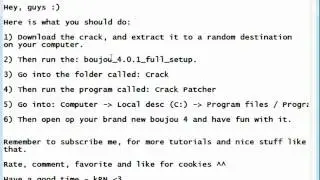 Tutorial | Bonjou 4.1 Full Version | Free Download